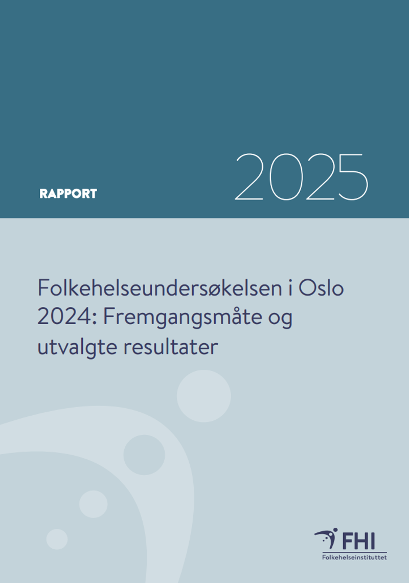 Forside fylkeshelseundersøkelse Oslo 2025