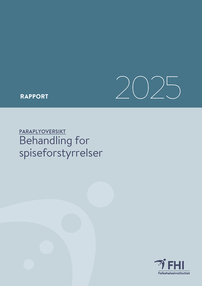 Rapportens forside. Bilde