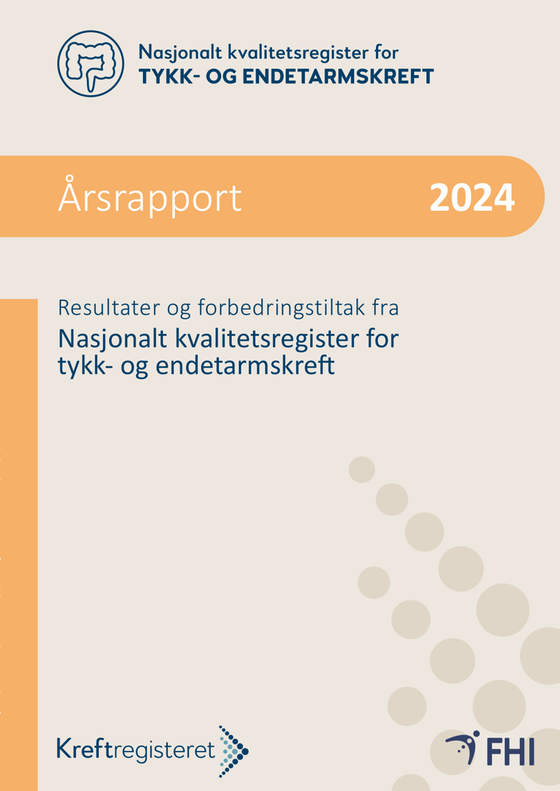 Forside tykktarmkreft årsrapport 2024