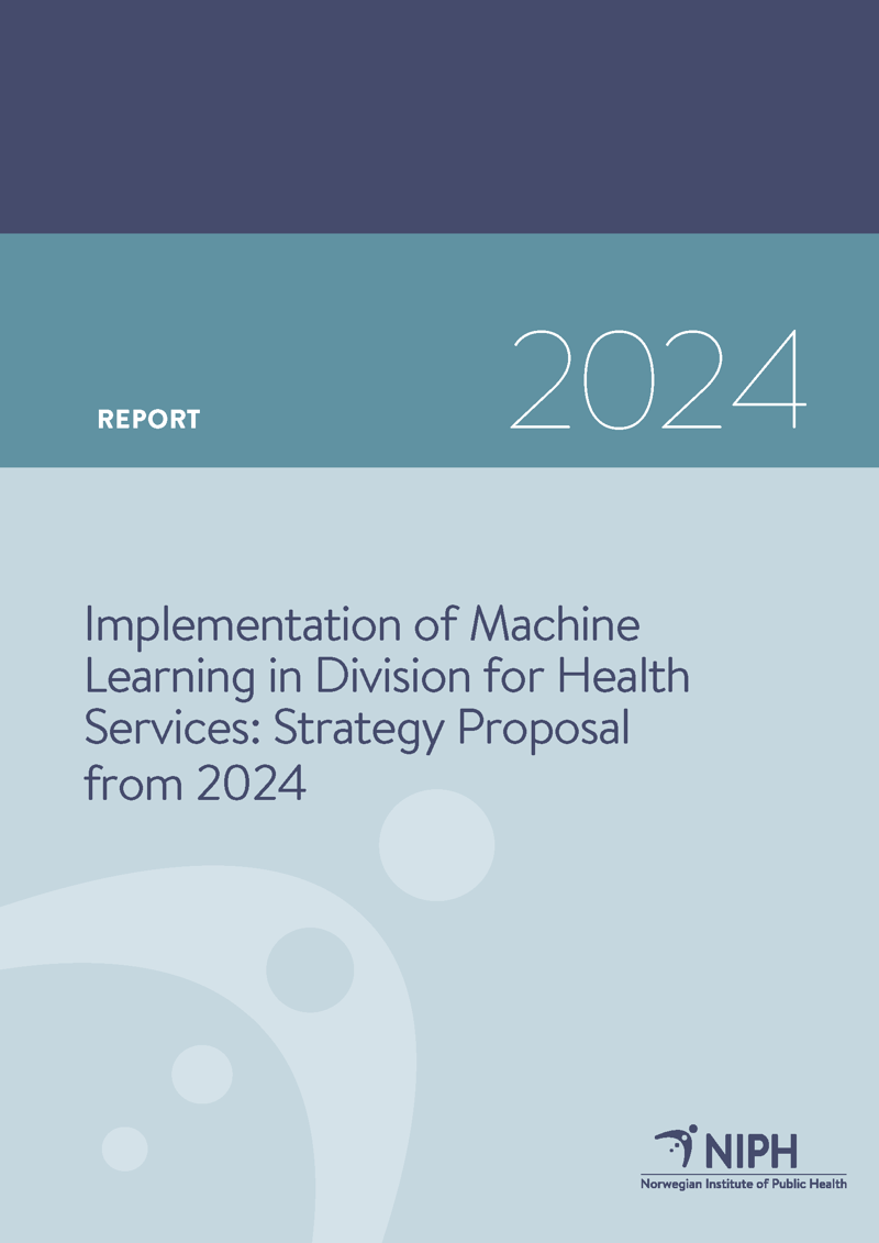 Front page of report. Picture