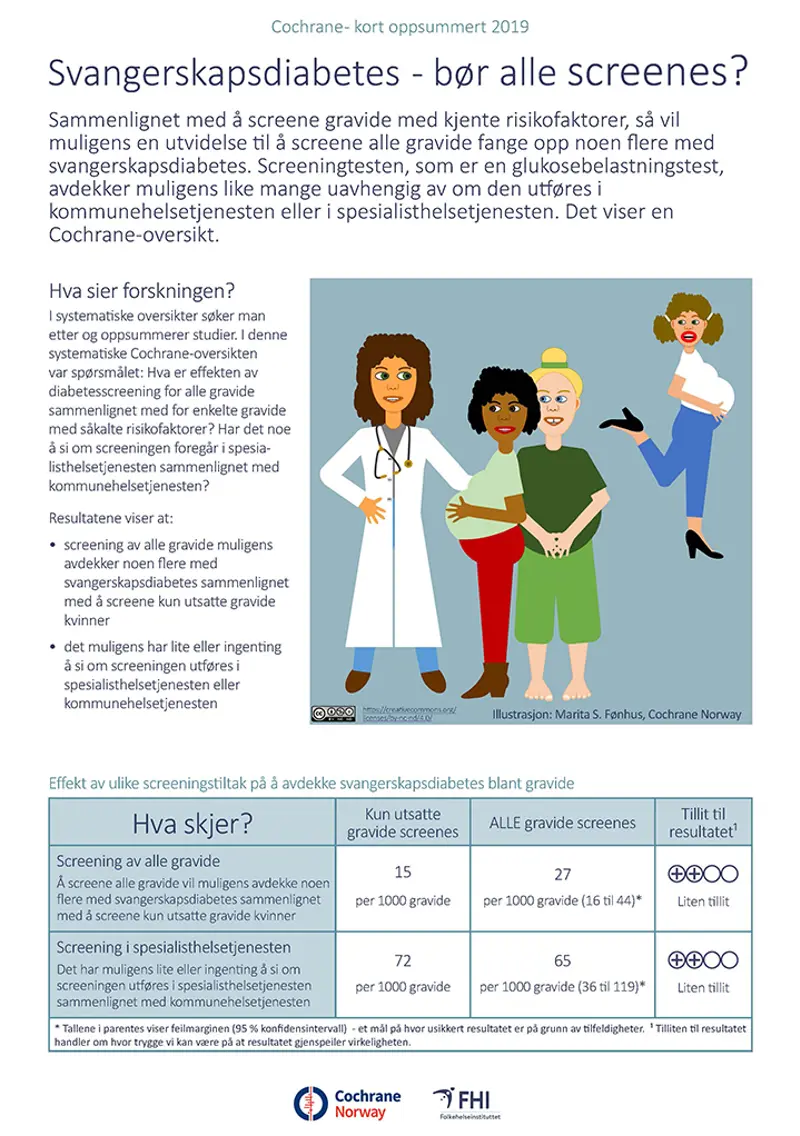 Screening svangeskapsdiabetes Kort oppsummert førsteside.jpg