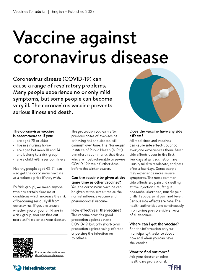 bilde av informasjonsark