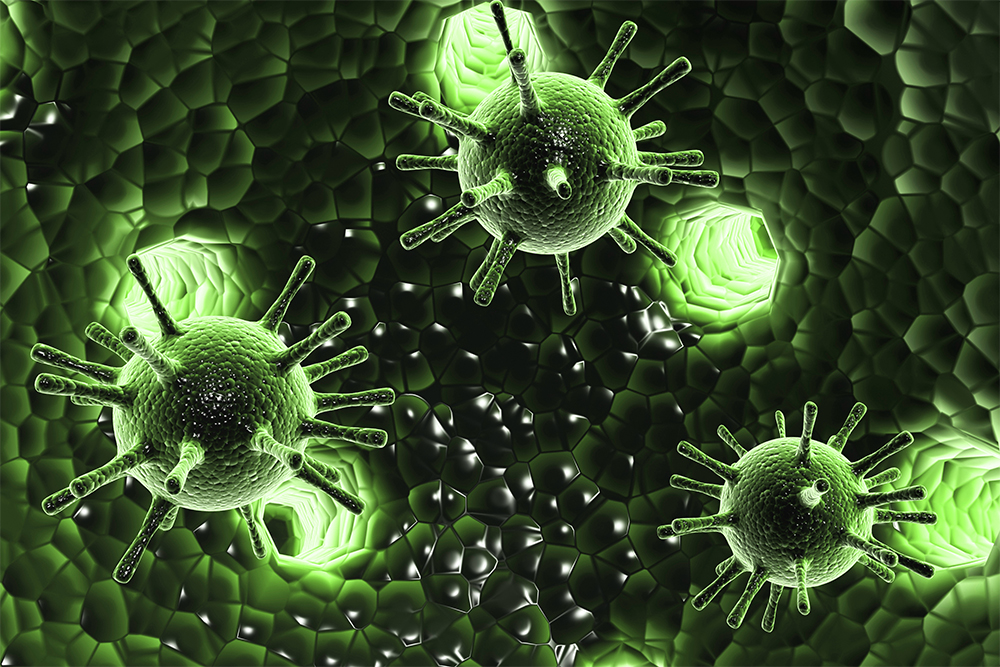 illustrasjonsbilde av virus