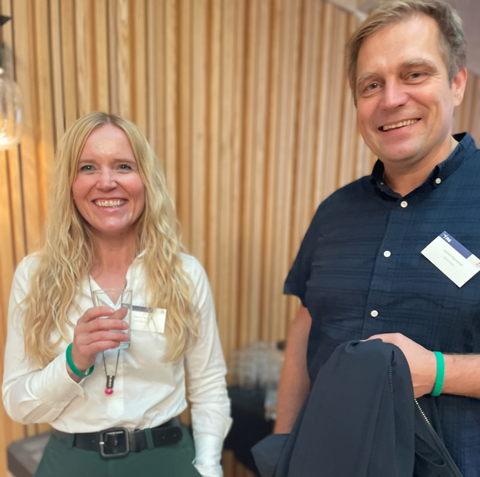 FHI-forsker Ingunn Olea Lund og Joachim Kjennerud fra Mental helse.