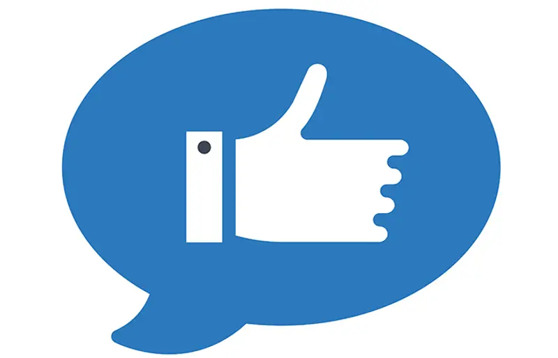 Illustrasjon av tommel opp