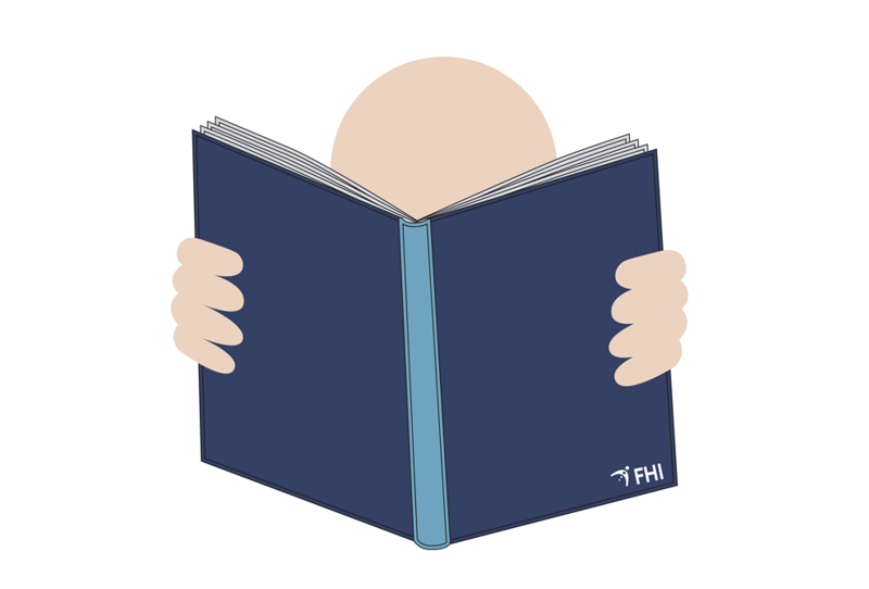 person som leser bok