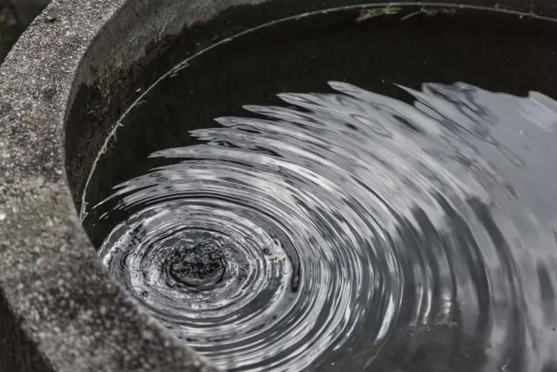 illustrasjon ringer i vann