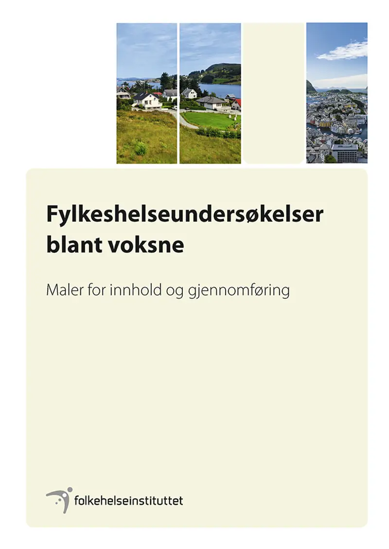 Forside rapport Fylkesundersøkelser for voksne