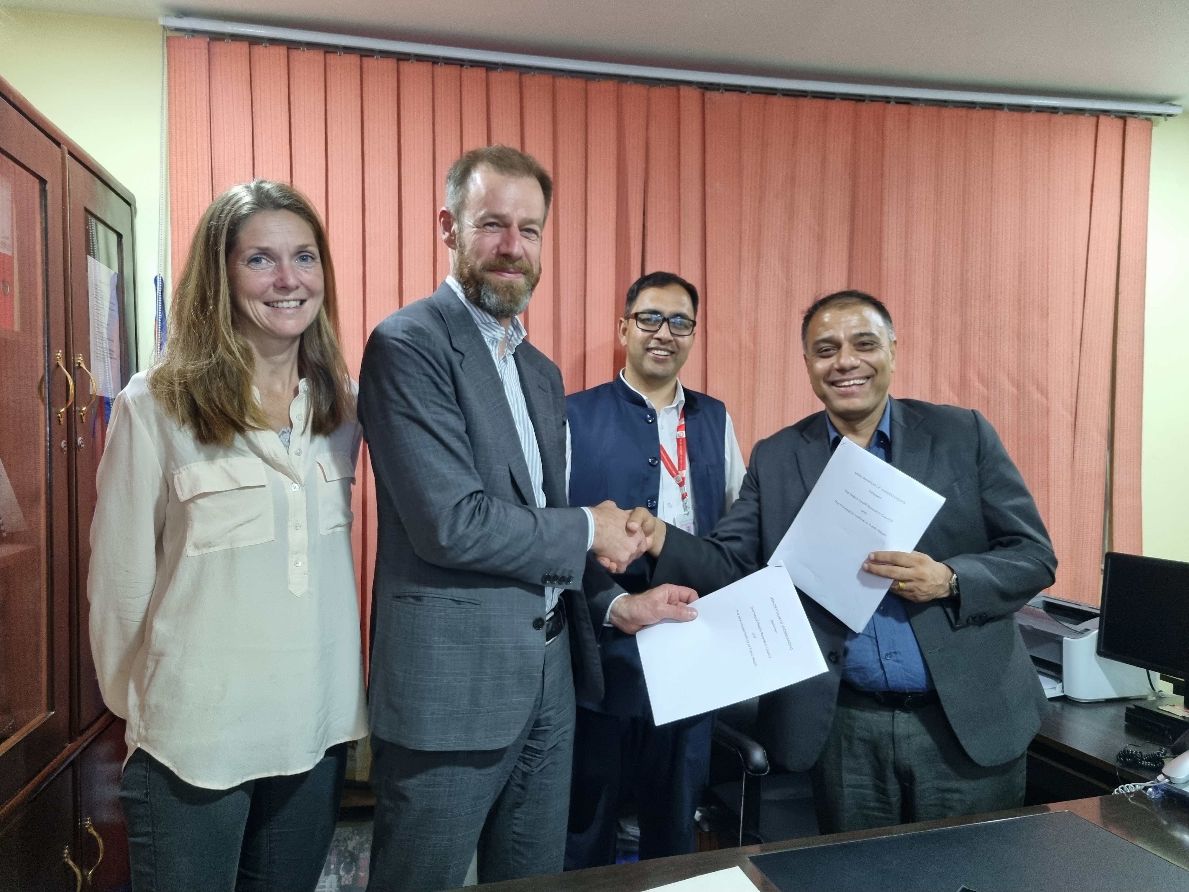 Memorandum of Understanding signed with the Nepal Health Research Council, June 2022