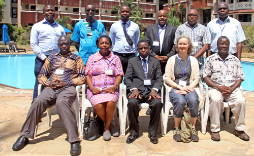 Prof Dambisya, the Director General ECSA-HC (middle front raw) and other participants at the validation workshop