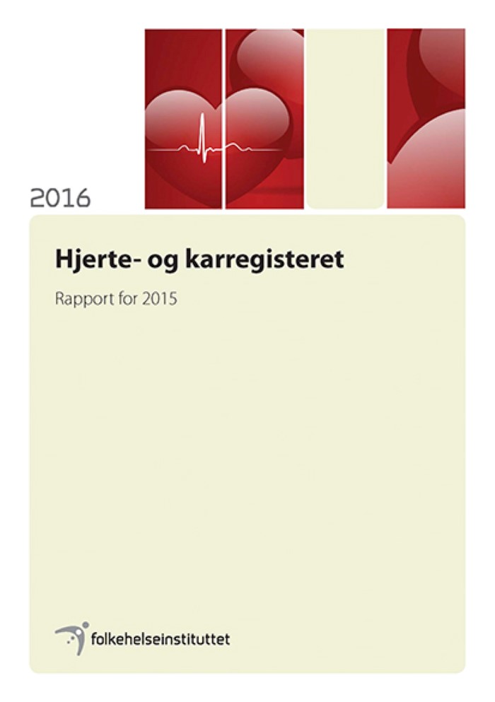 Omslag Hjerte og karrapport 2015
