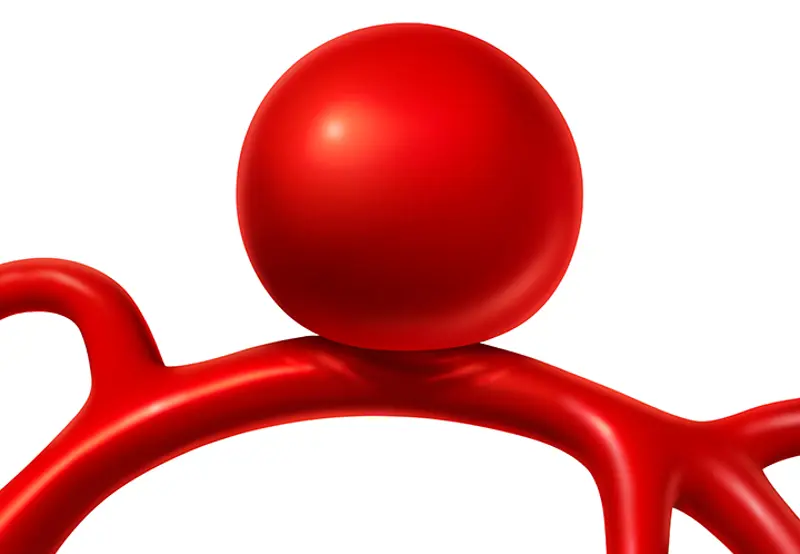 Illustrasjon av utposing på hovedpulsåre