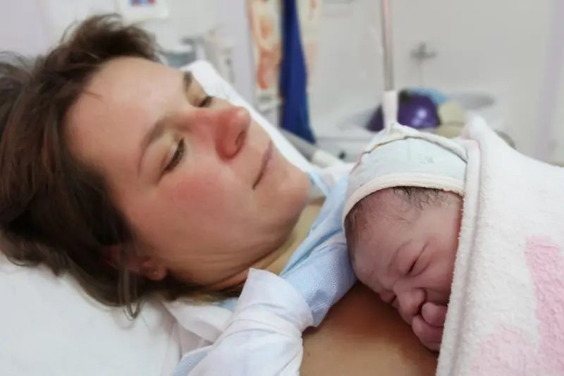 Foto av nyfødt baby