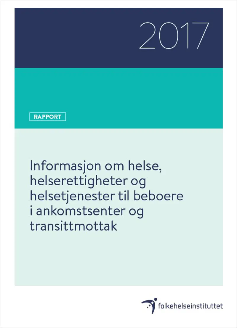 Forside rapport om helseinformasjon til asylsøkere.JPG