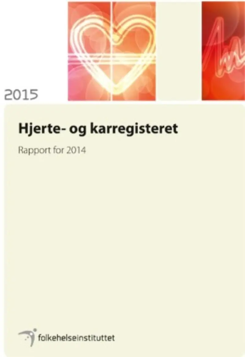 hjerte- og karregisteret, rapportforside