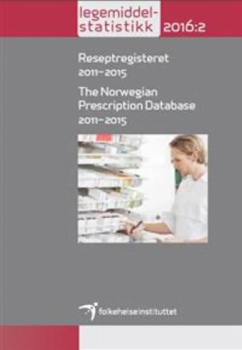 Forside reseptregisteret 2011-2015 