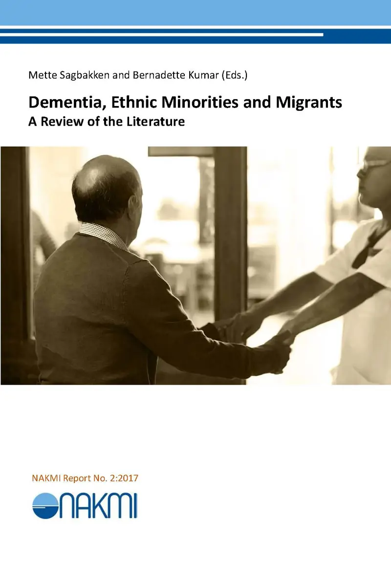 bilde av rapportforsiden Dementia, Ethnic Minorities and Migrants