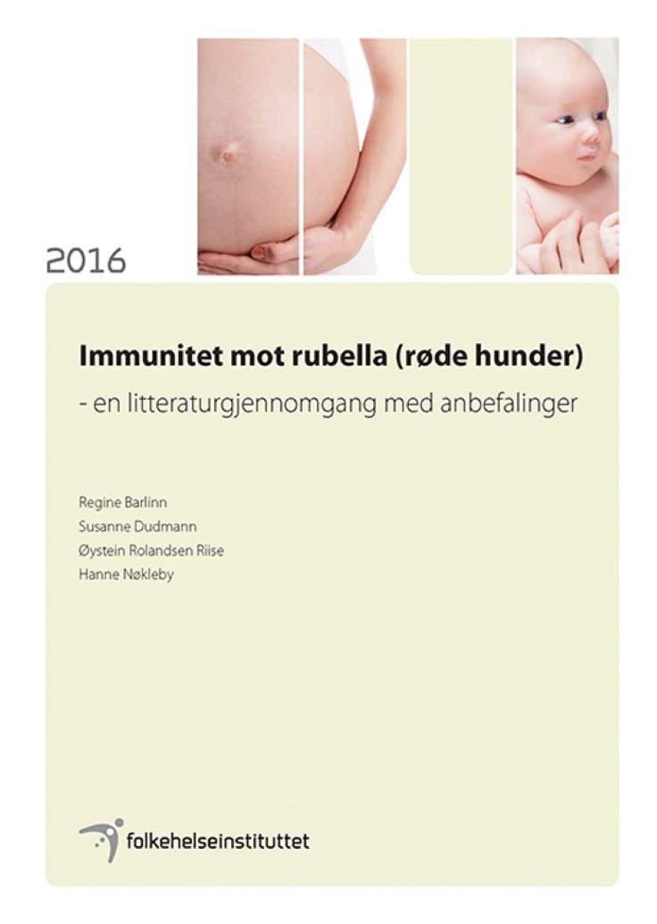 Rapportforside Rubella immunitet 2016