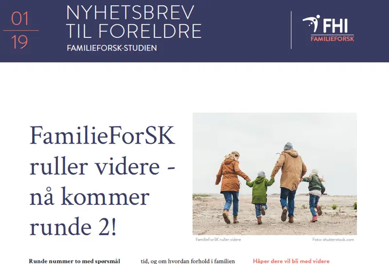 Forside familieforsk nyhetsbrev