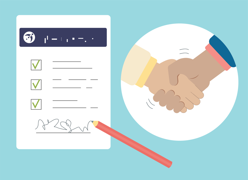 Illustrasjon av samtykkeskjema
