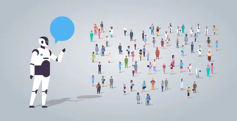 Illustrasjon av maskinlæring