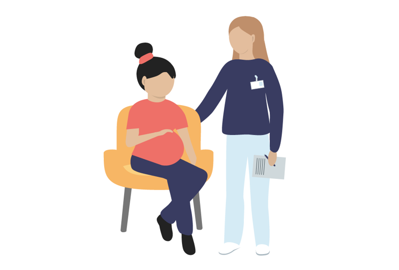 gravid og helsepersonell