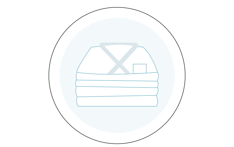 illustrasjon av en bunke med brettede hvite sykehusskjorter