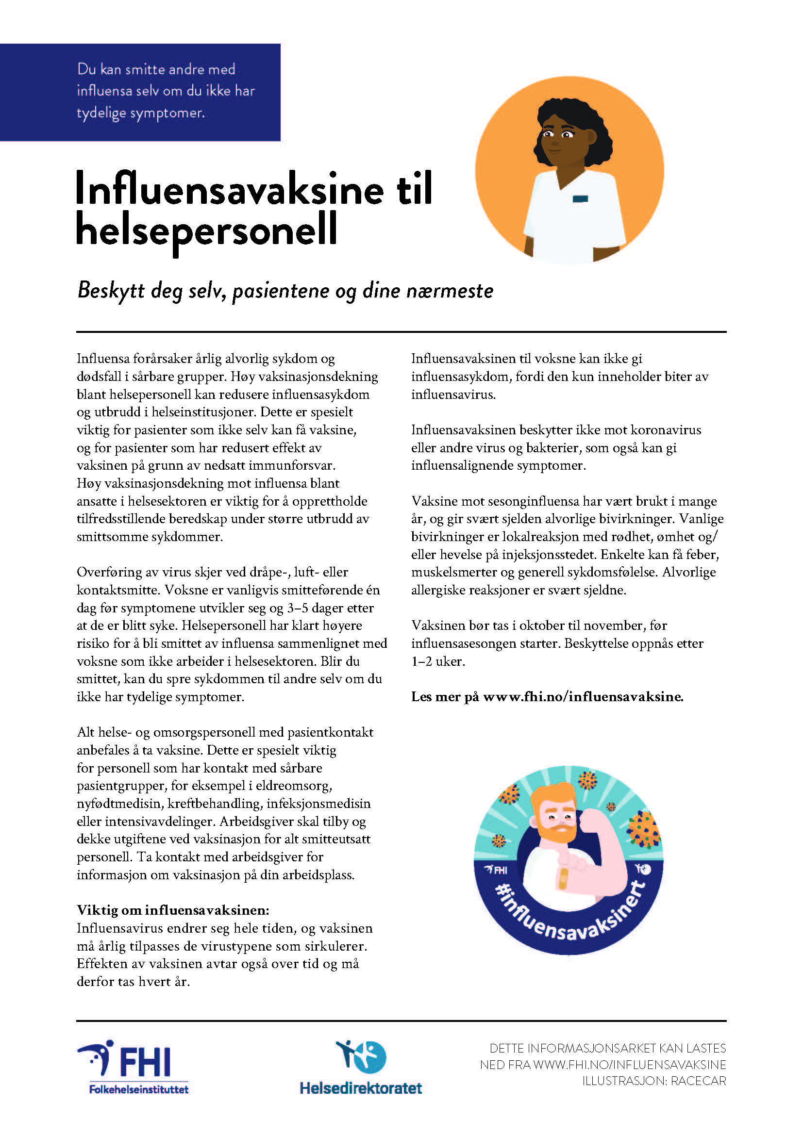 Informasjonsskriv om influensavaksine til helsepersonell 2021-2022 BOKMÅL.jpg